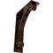 Ekena Millwork Legacy Wrought Iron Bracket, (Triple center brace), Antiqued Copper 2"W x 5 1/2"D x 8"H BKTM02X05X08TLEACO - alternate 1